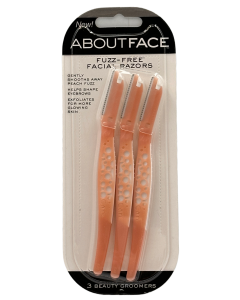 Aboutface Fuzz-Free Facial Razors - 3 Beauty Groomers