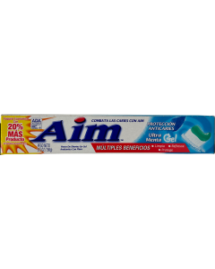 Aim Anticavity Fluoride Gel Toothpaste - Ultra Mint- 5.5 OZ