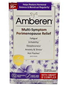 Amberen Multi-Symptom Perimenopause Relief Capsules - 60 Ct