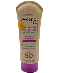 Aveeno Baby Zinc Oxide Sunscreen - SPF 50 - 3 FL OZ