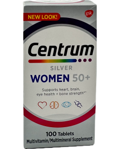 Centrum Silver - Women 50+ - Multivitamin Tablets - 100 Ct
