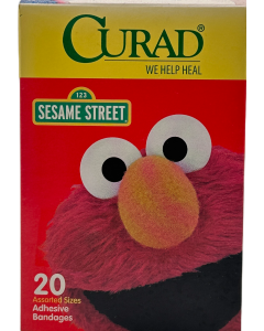 Curad - 123 Sesame Street - 20 Adhesive Bandages