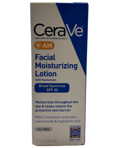 CeraVe Facial Moisturizing Lotion With Sunscreen - SPF 30 - 3 FL OZ