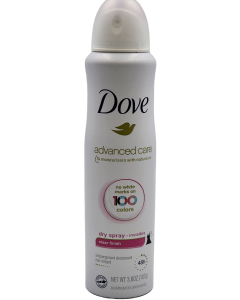 Dove Advanced Care - Dry Spray Deodorant - Clear Finish - 3.8 OZ