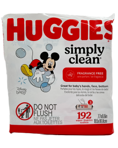 Huggies Simply Clean Wipes - 192 Ct