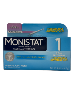 Monistat - Antifungal Vaginal Tioconazole Ointment 6.5 % - 0.16 OZ