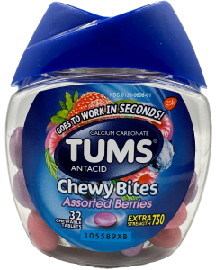 Tums - Antacid Chewable Tablets - Assorted Berries- 32 Ct