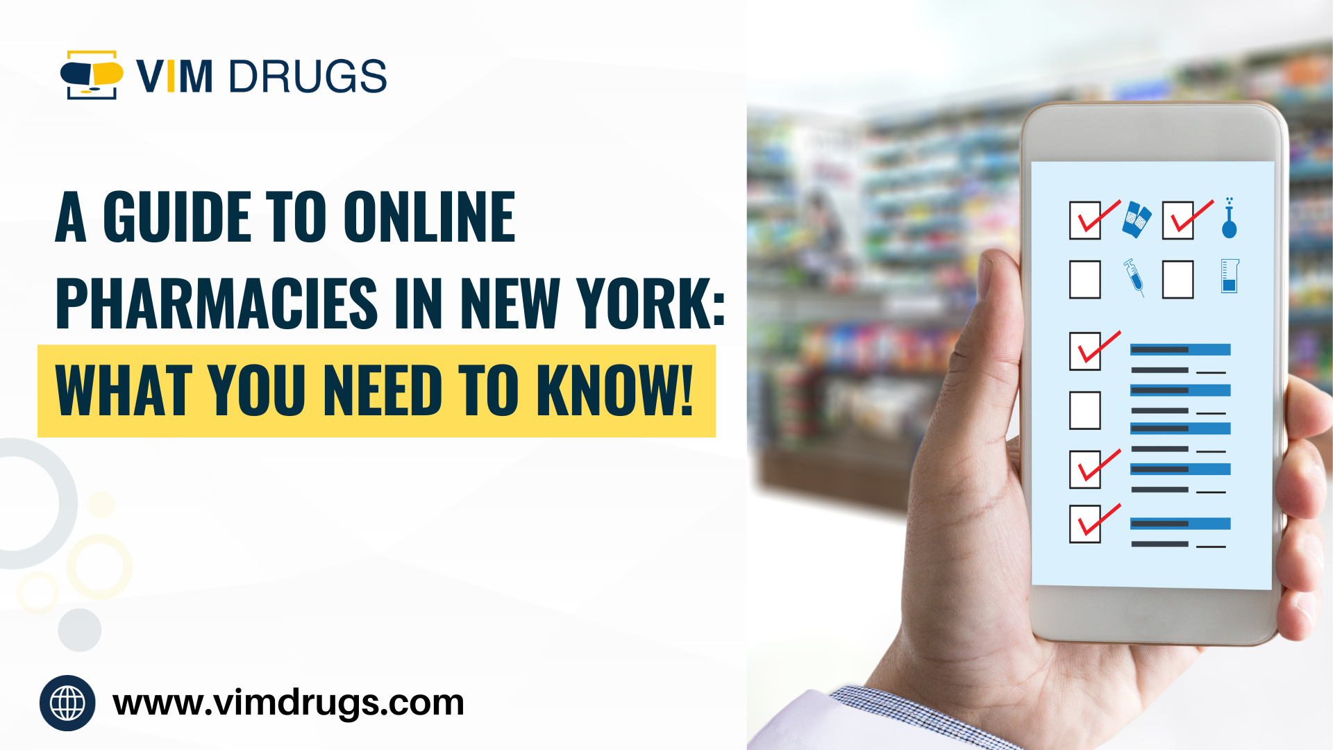 A Guide to Online Pharmacies in New York: What You Need to Know!