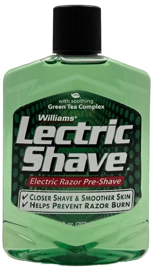 Williams - Lectric Shave - Electric Razor Pre-Shave - 7 FL OZ